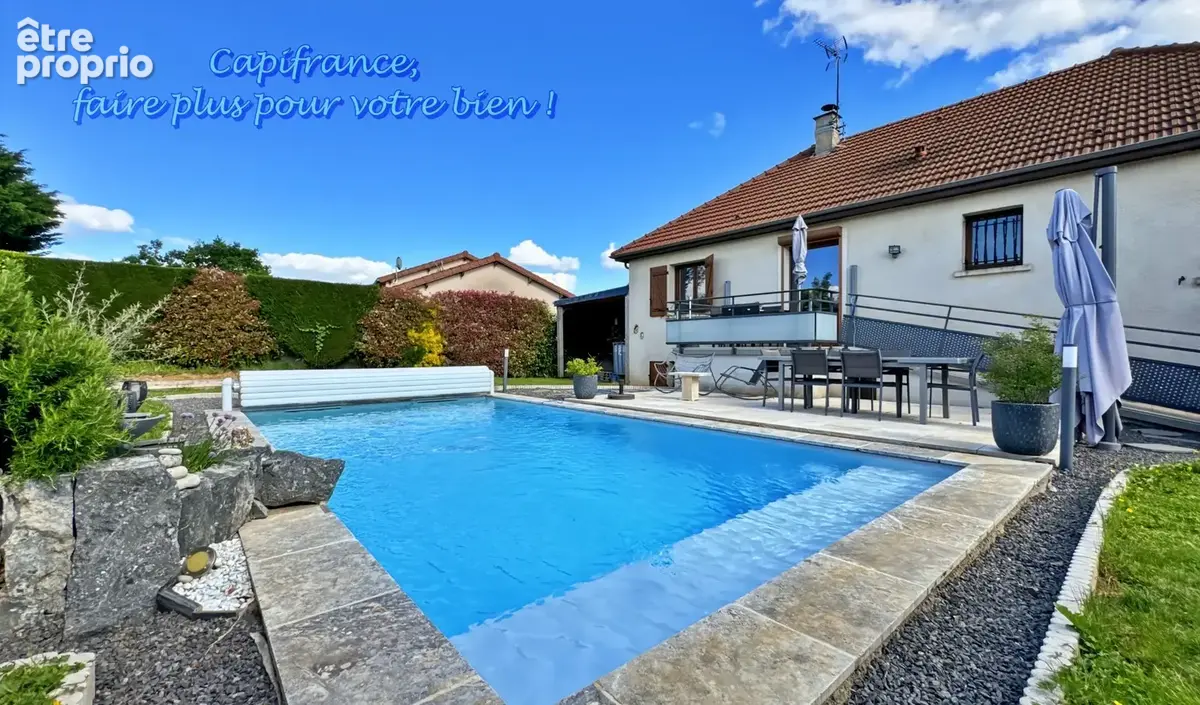 LA CLAYETTE (71) Maison à vendre,150 m², 8 pièces, 5 chambres, piscine sur terrain de 771 m² - photo 2