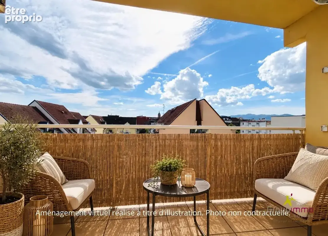 Appartement 4 pièces - 100m² - balcon, parking, cave - photo 1