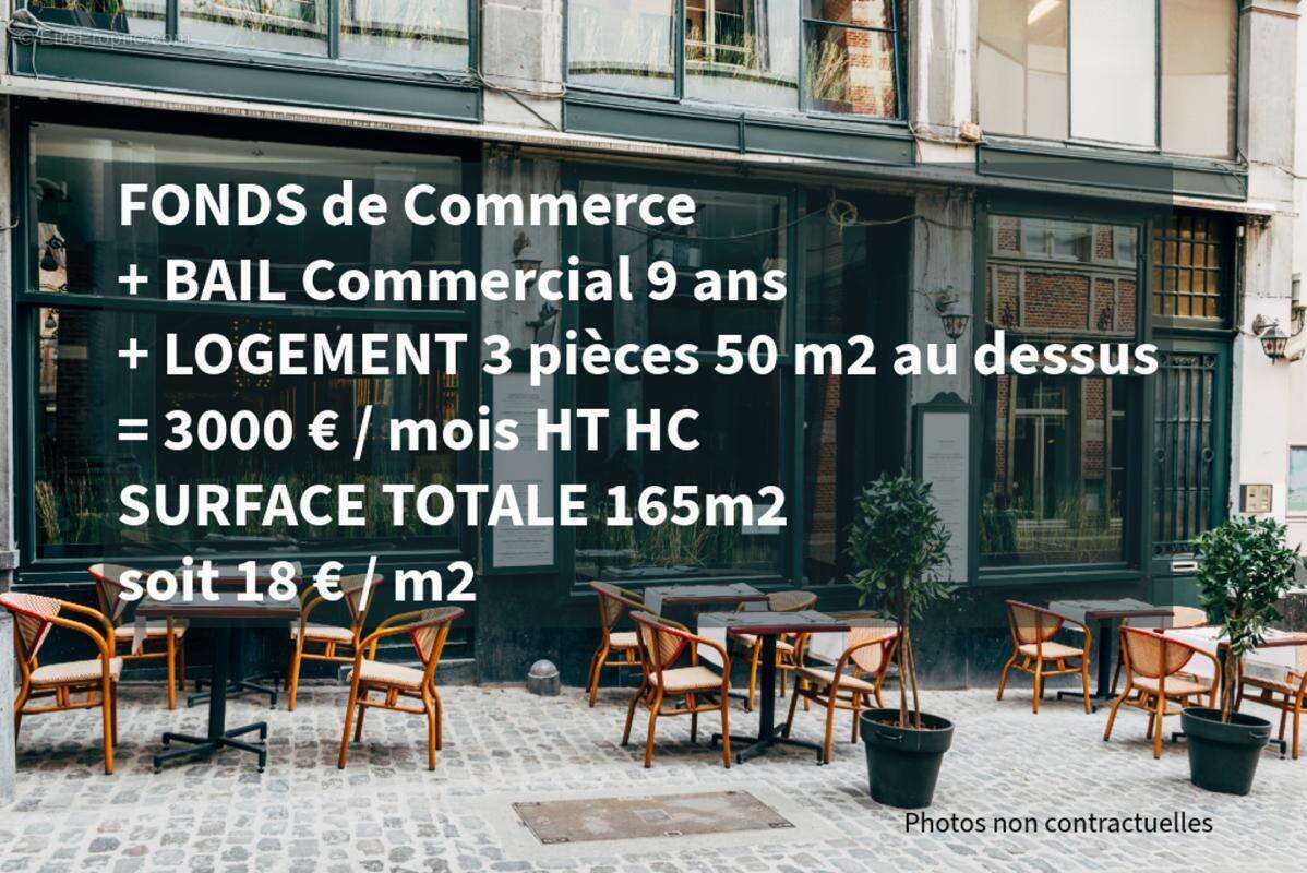 Montreuil centre 93100 restaurant licence 3 avec appartement - photo 3