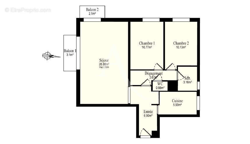 Appartement à PUTEAUX