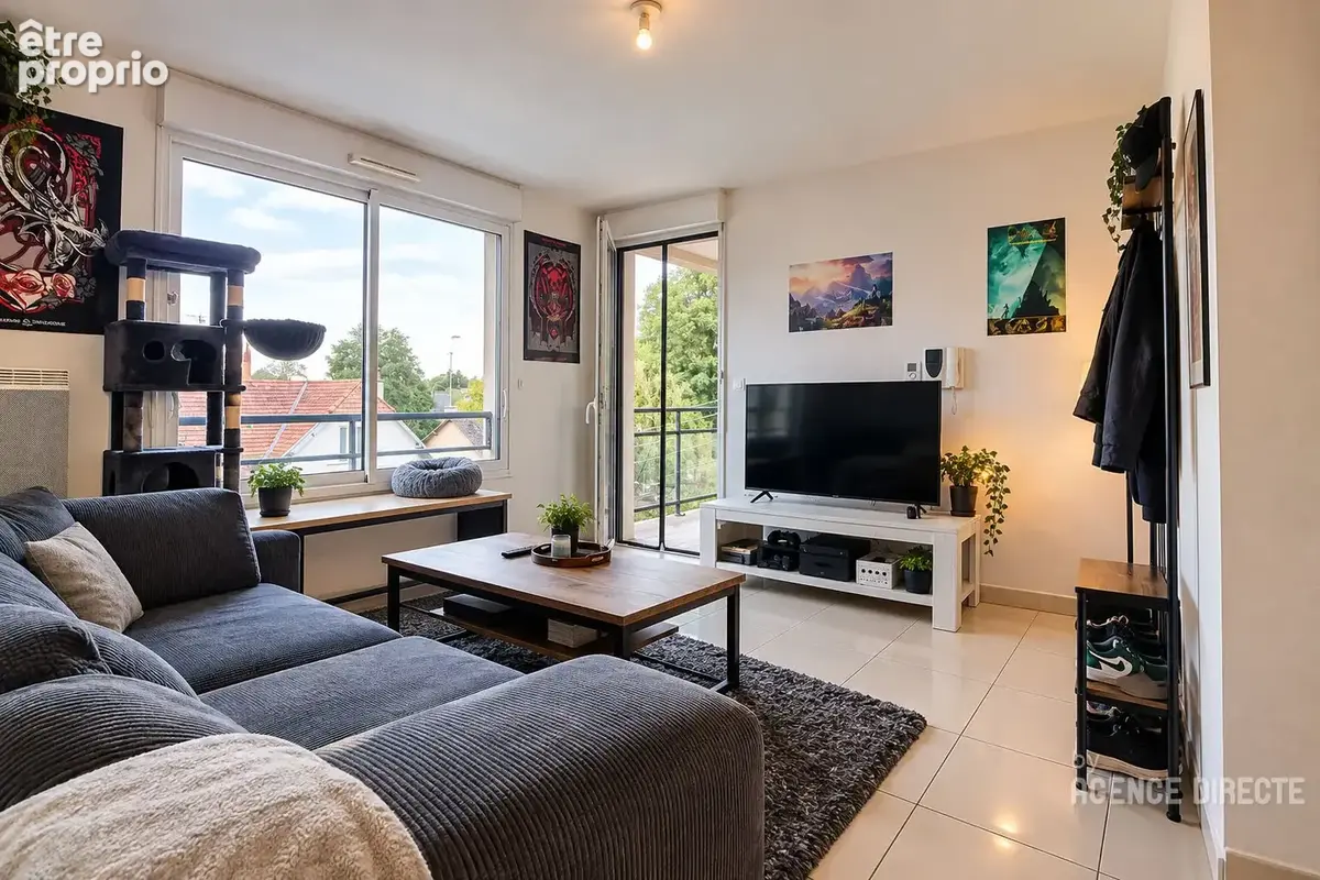 Appartement Rennes 2 pièce(s) avec balcon et garage - photo 3