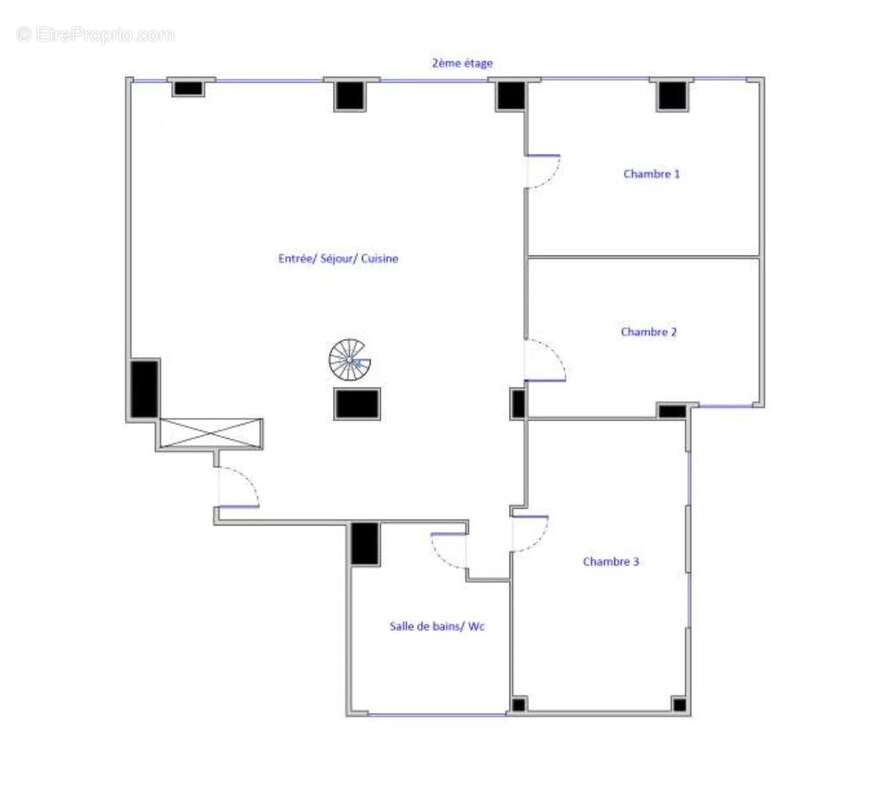 Appartement à PARIS-18E