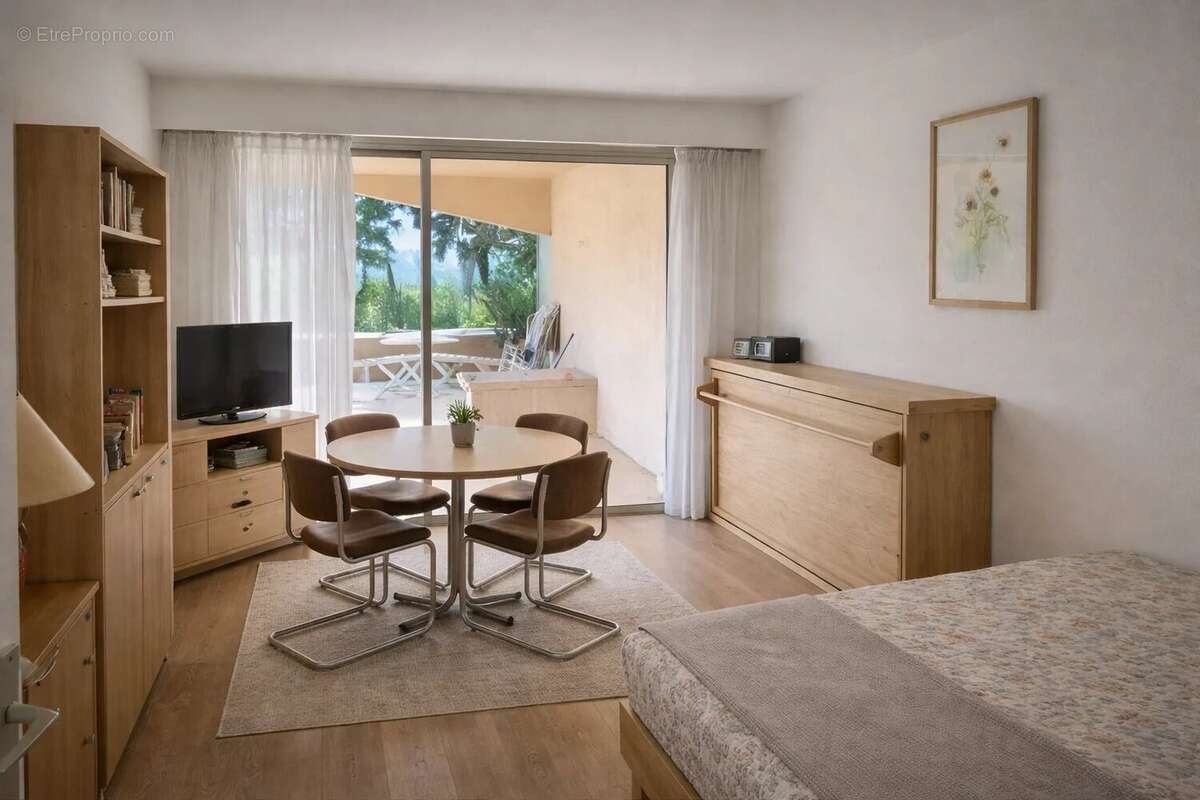 Exclusivité studio 23m²+30m² terrasse  antibes aperçu mer - photo 7