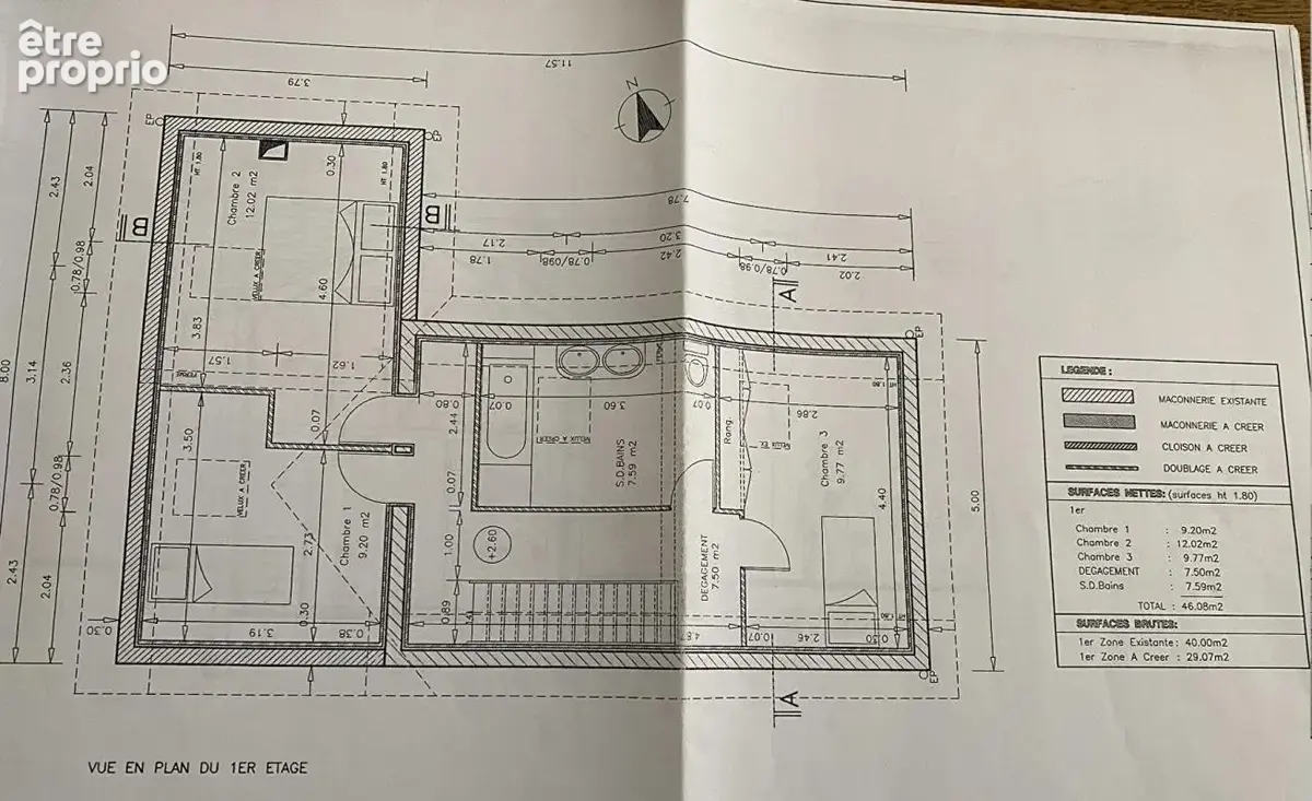 Maison en construction - 3 chambres - photo 9