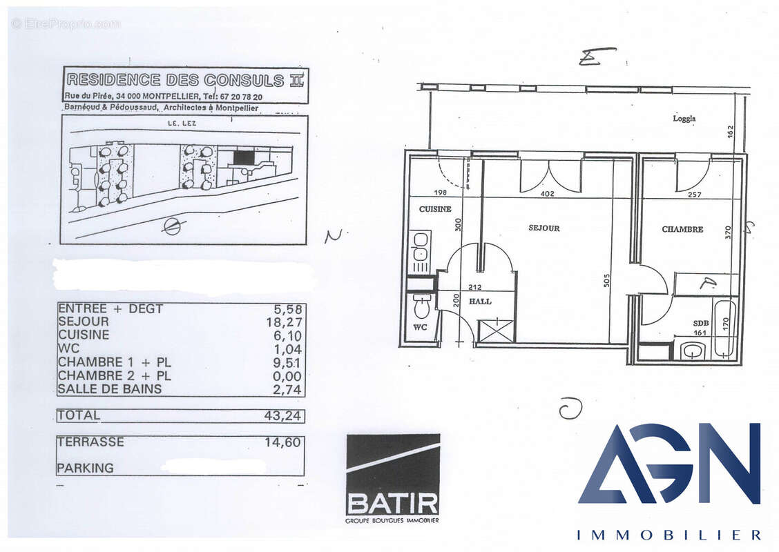 Appartement à MONTPELLIER