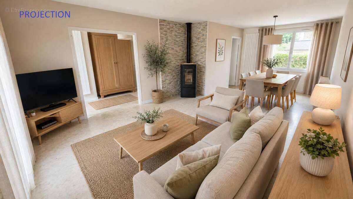 Houdan / Maison de plain-pied au calme avec commodités à pied / 3 chambres - photo 5