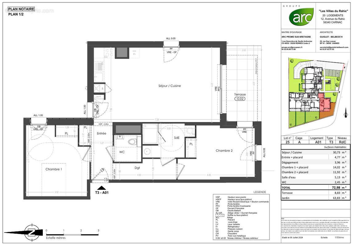 Appartement à CARNAC