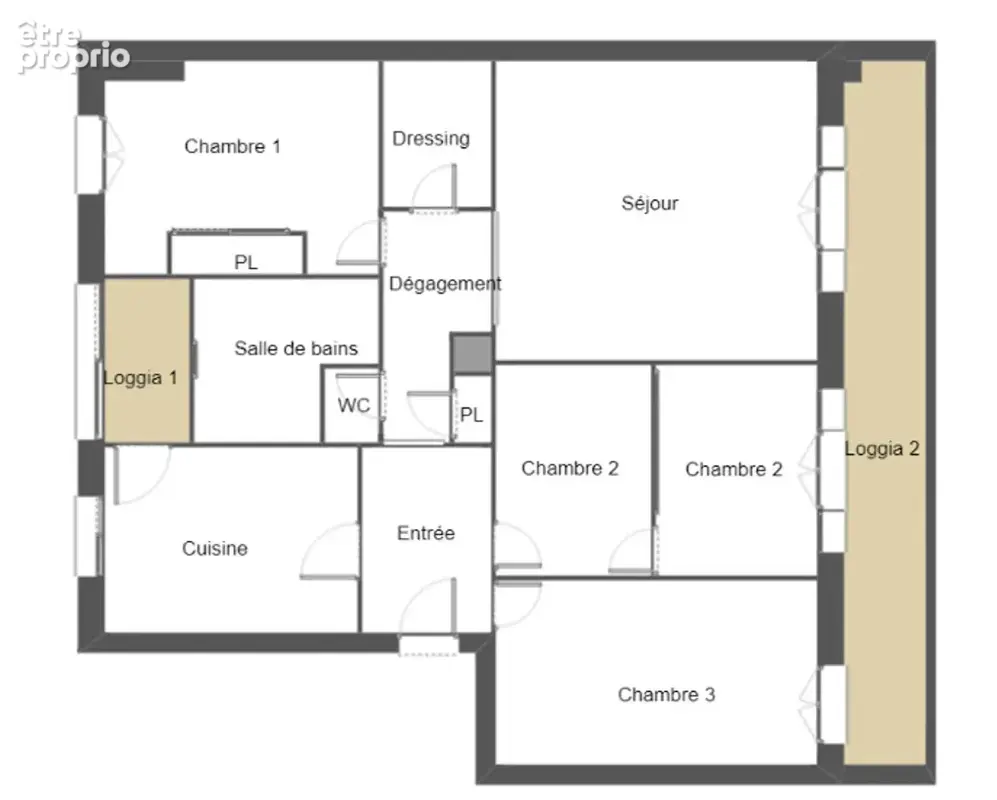 Appartement 91m² à ajaccio - photo 15