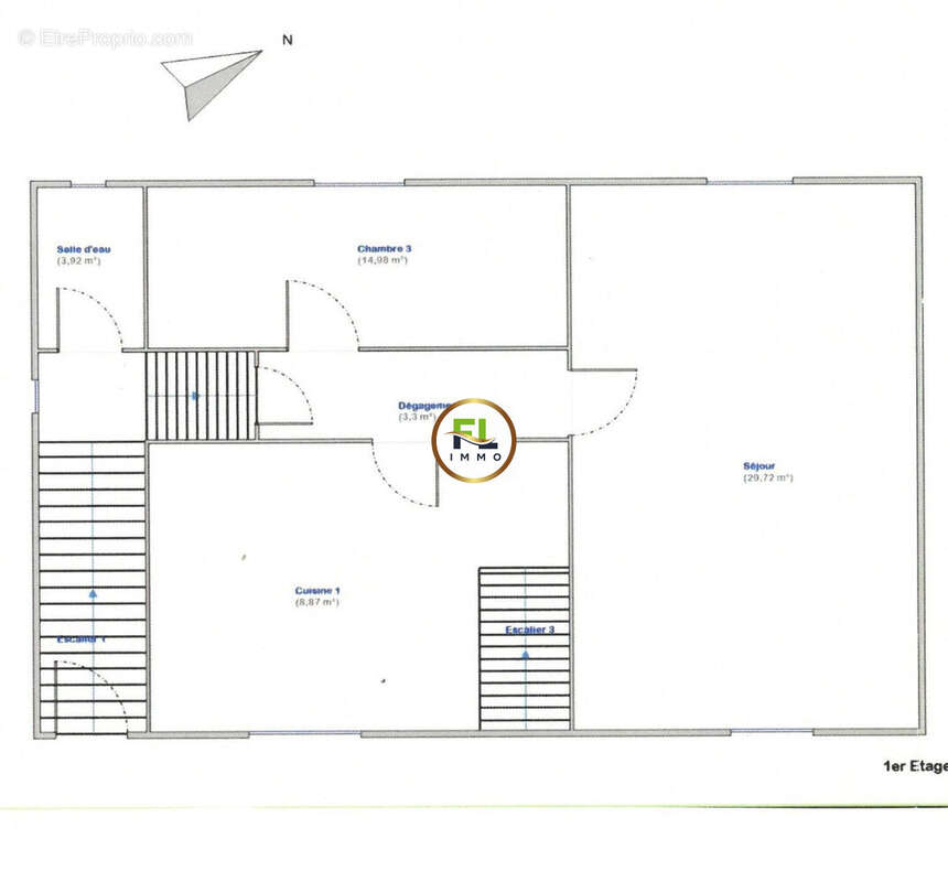 1er etage - Maison à POISSY