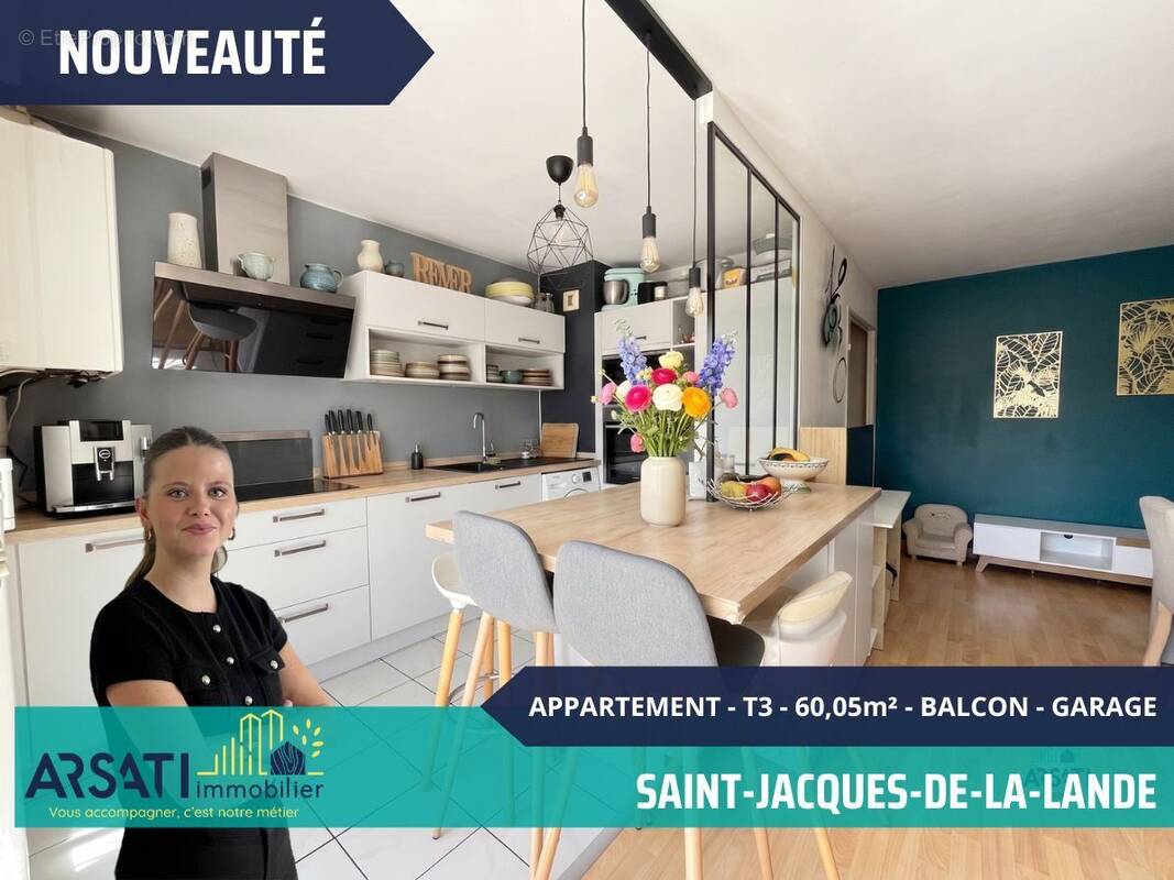 Appartement à SAINT-JACQUES-DE-LA-LANDE