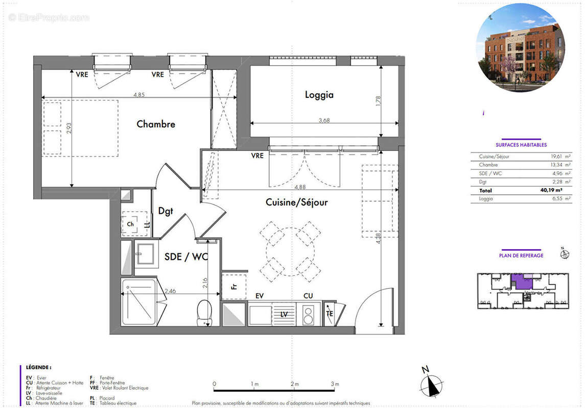 Appartement à TOULOUSE