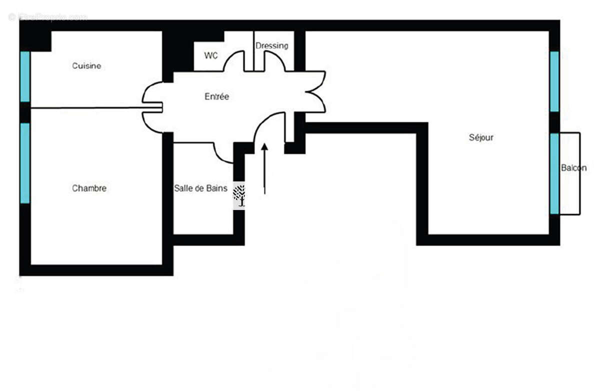 Appartement à PARIS-16E