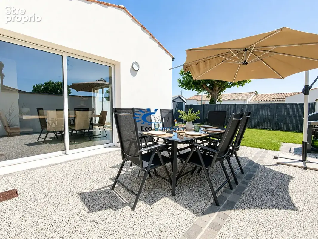 Aigrefeuille d'aunis maison plain pied 4 chambres 1 bureau jardin patio - photo 1