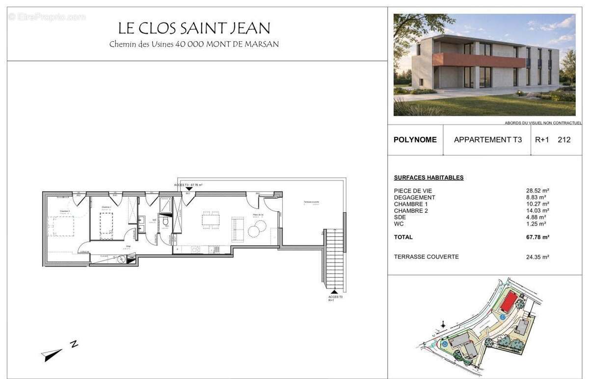Appartement à MONT-DE-MARSAN