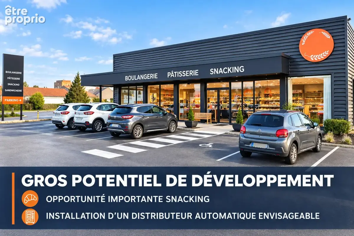 Vente murs commerciaux boulangerie patisserie snacking a lucon, indissociables de la vente du fonds de commerce - photo 2
