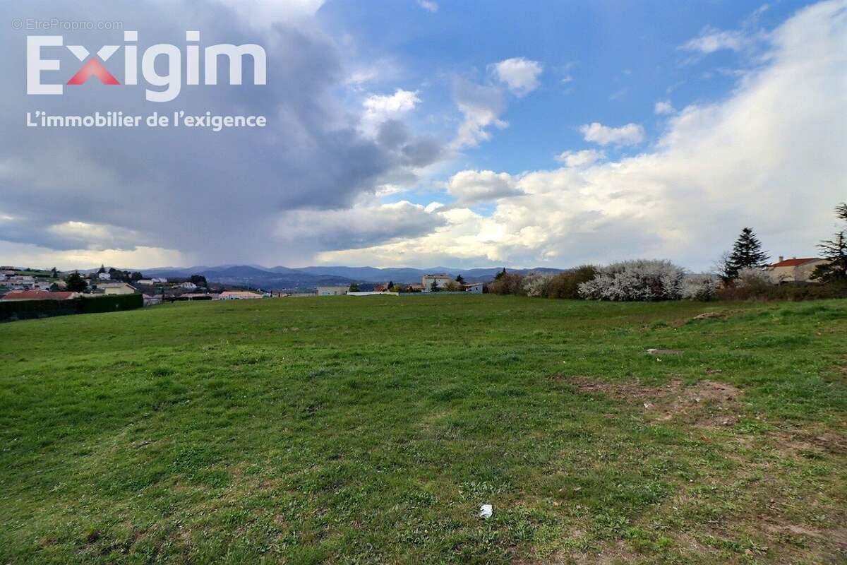 vue du terrain sur la drome - Terrain à SAINT-BARTHELEMY-LE-PLAIN