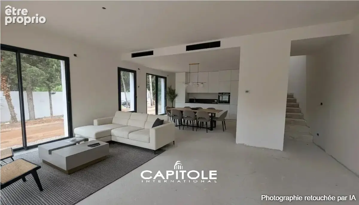 À vendre - Antibes Juan-les-Pins : Villa neuve contemporaine jumelée de 4 pièces à 5 min des plages - photo 2