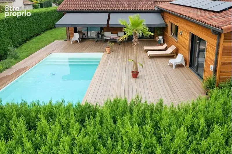 À 2 km de Dax, villa d'architecte T6 de plain-pied avec piscine et 5 chambres. - photo 21
