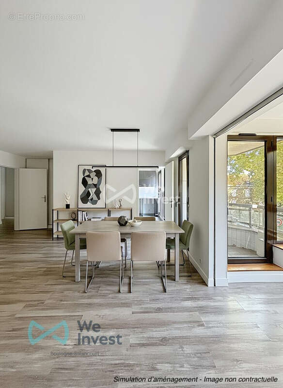 Appartement à BOULOGNE-BILLANCOURT