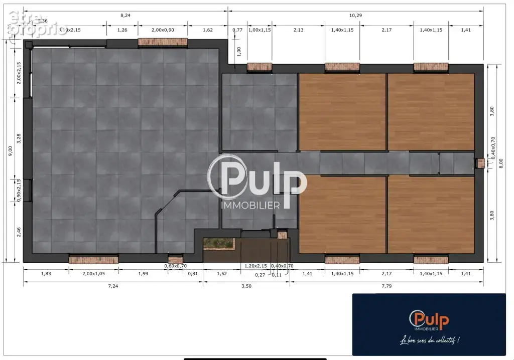 Plain-pied neuf - 4 chambres - VEFA - Bois-Bernard - photo 3