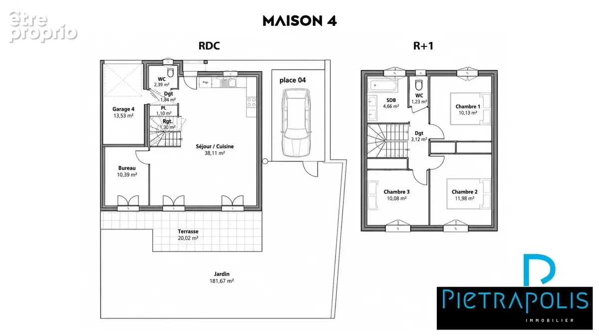 Maison 5 pièces 96 m² à vendre à Fareins (01480) - photo 2