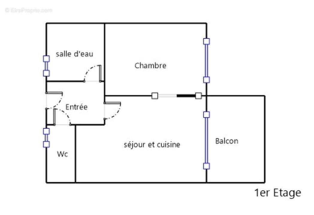  ? T1 bis meublé 21m² ? Balcon, Parking, Clim, Fibre ? Proche - Appartement à CAZAUBON