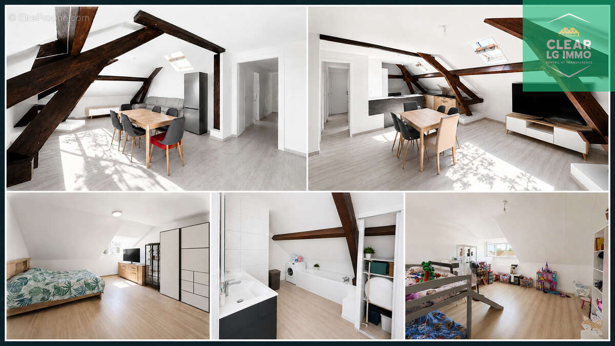 Appartement lumineux avec poutres apparentes - photo 2
