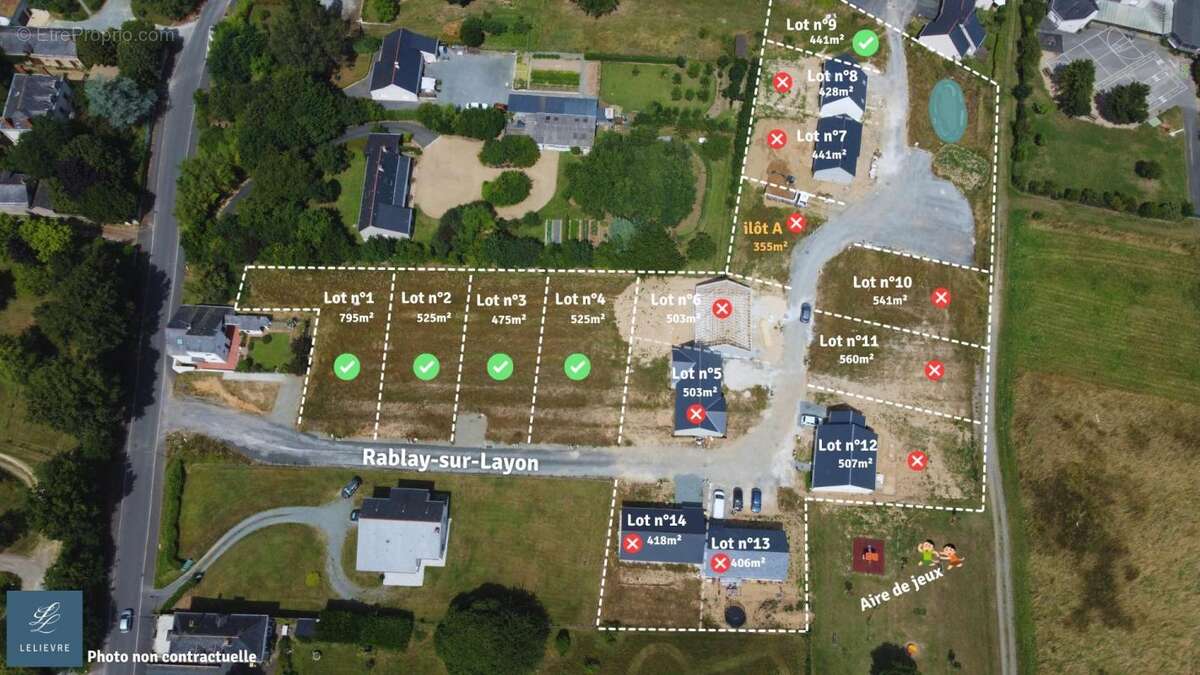 Terrain à RABLAY-SUR-LAYON