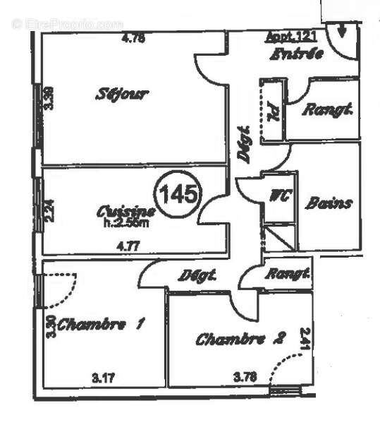 Appartement à VANDOEUVRE-LES-NANCY