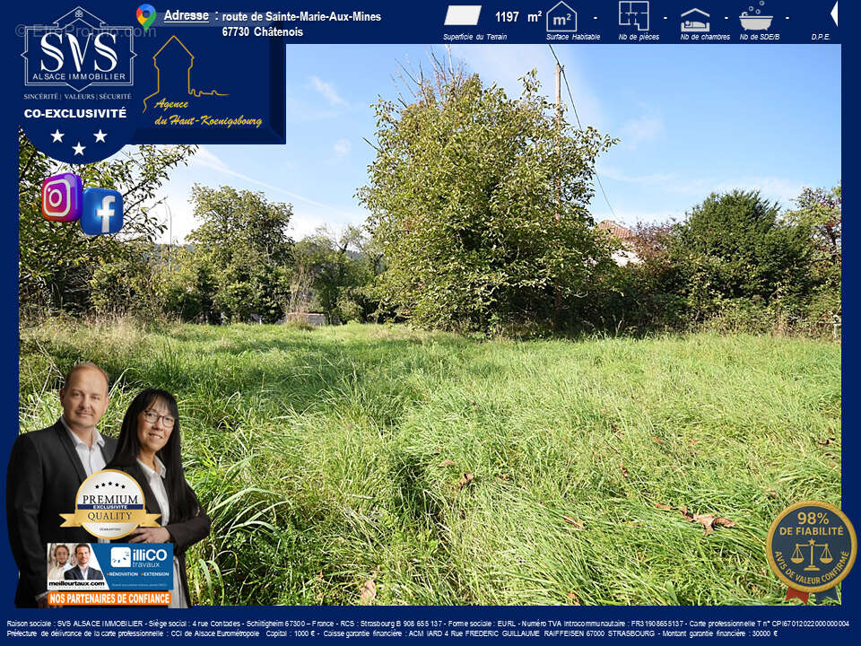 Terrain à CHATENOIS