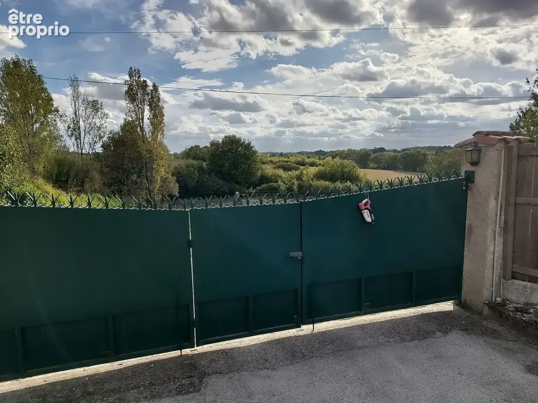 View over front gate