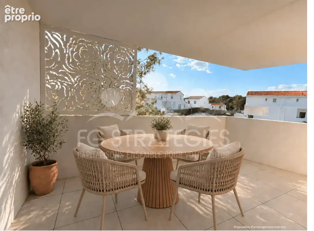 ST AUNES   T3 avec terrasse, cave, garage double - DPE A - photo 1