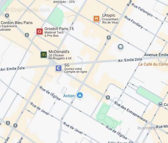 Commerce à PARIS-15E