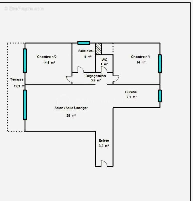 Appartement à LE CANNET