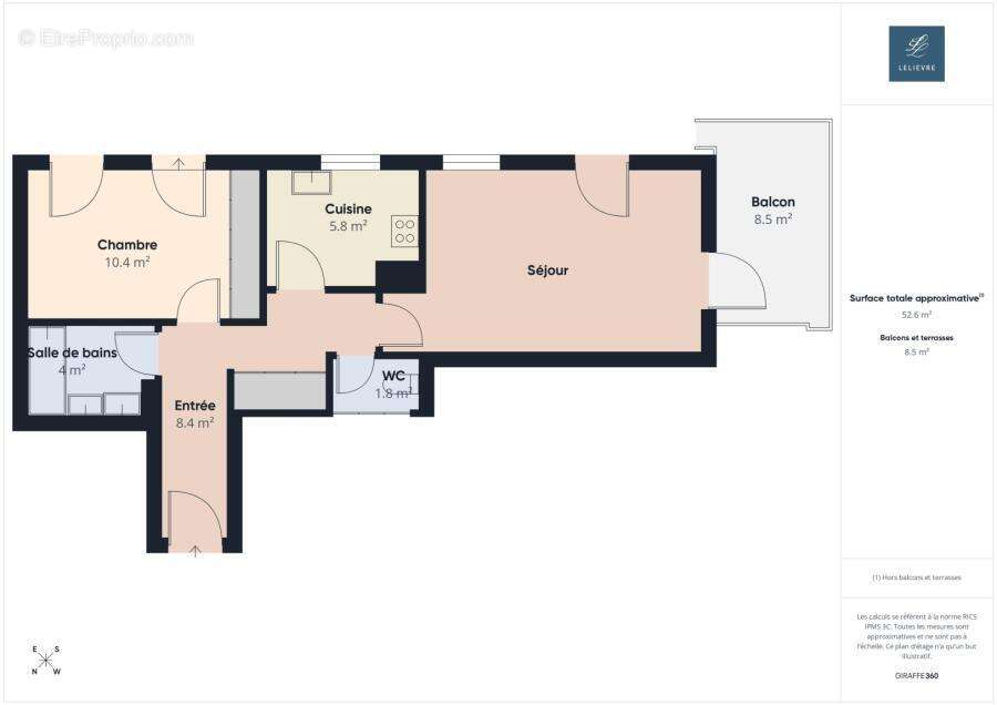 Appartement à PARIS-15E