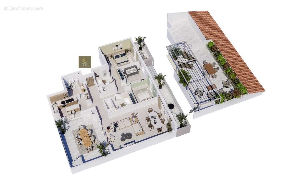 Appartement t4 - photo 5