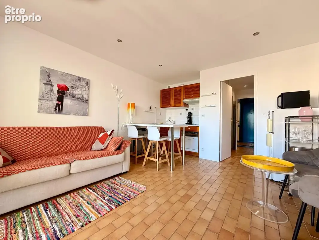 Studio cabine de 26m2 avec terrasse 4ème étage avec ascenseur - CENTRE VILLE GRANDE MOTTE - photo 4