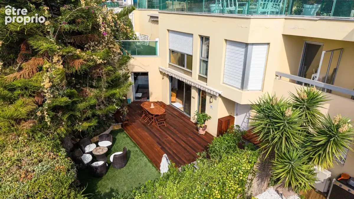 NICE Ouest Corniche Fleurie 5P Duplex 130m² jardin 63m² double garage - photo 1