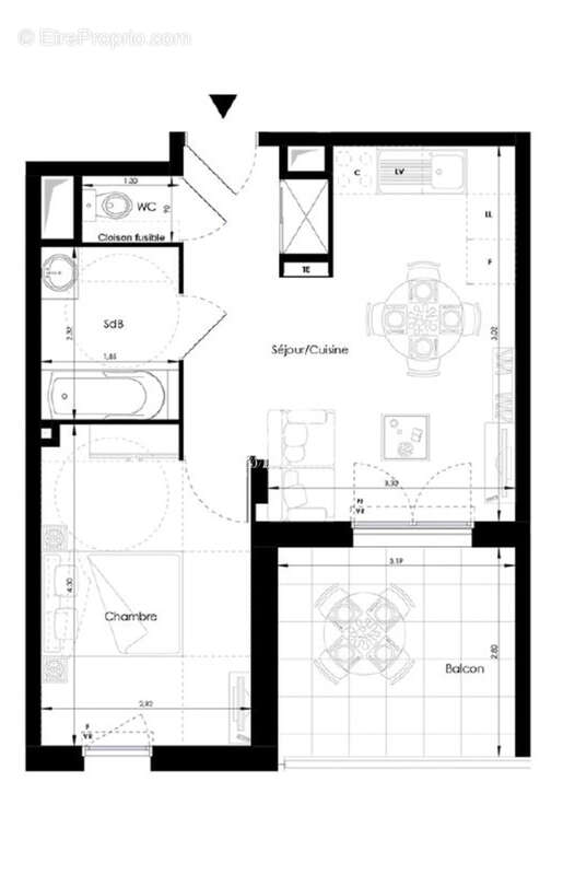 Appartement T2 Vue dégagée avec ascenceur en centre ville - photo 7