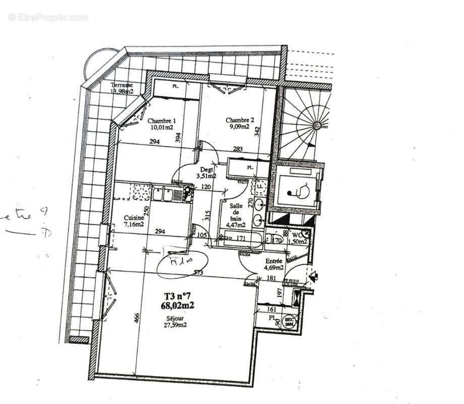 Appartement à LA RICHE