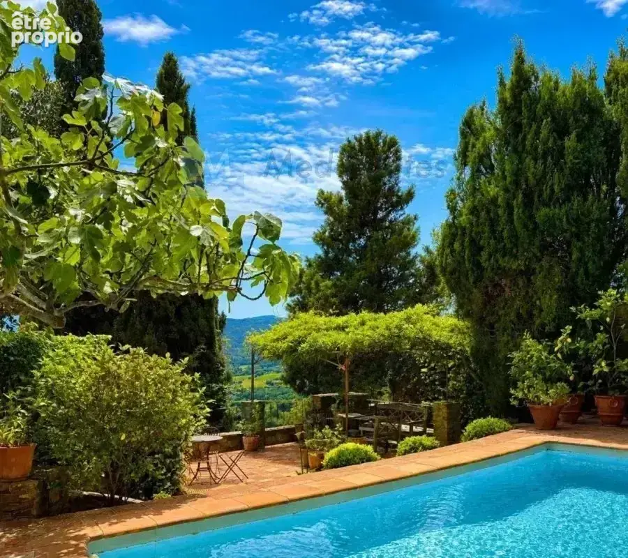 Grimaud village - Villa 4 chambres avec piscine et vue panoramique - photo 8