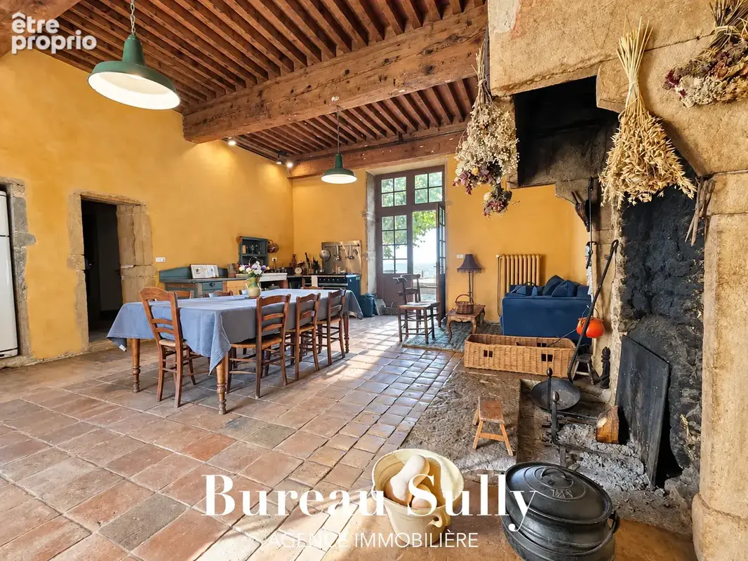 POLEYMIEUX-AU-MONT D'OR - Belle maison de caractère en pierres dorées T4 de 200m2 avec nombreuses dépendances - photo 5