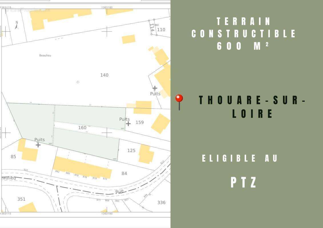 Terrain à THOUARE-SUR-LOIRE