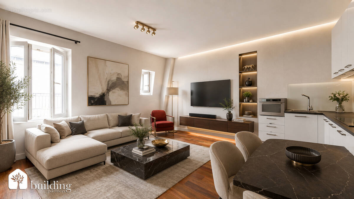 Appartement 3 pièces 45 m² · à Paris-17e · 45 m² · 630 000 €