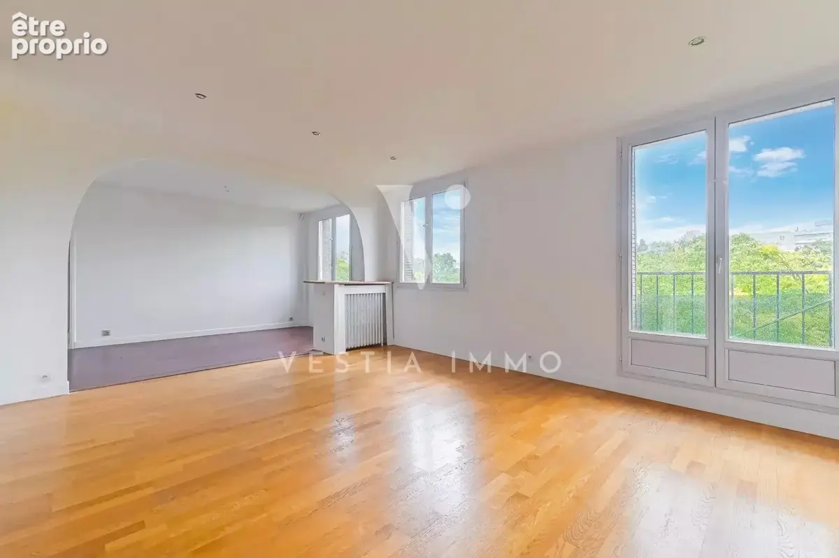 Appartement familial 91 m²  4 chambres étage élevé vue Seine - photo 4