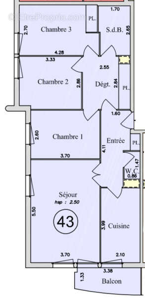 Appartement à ELANCOURT