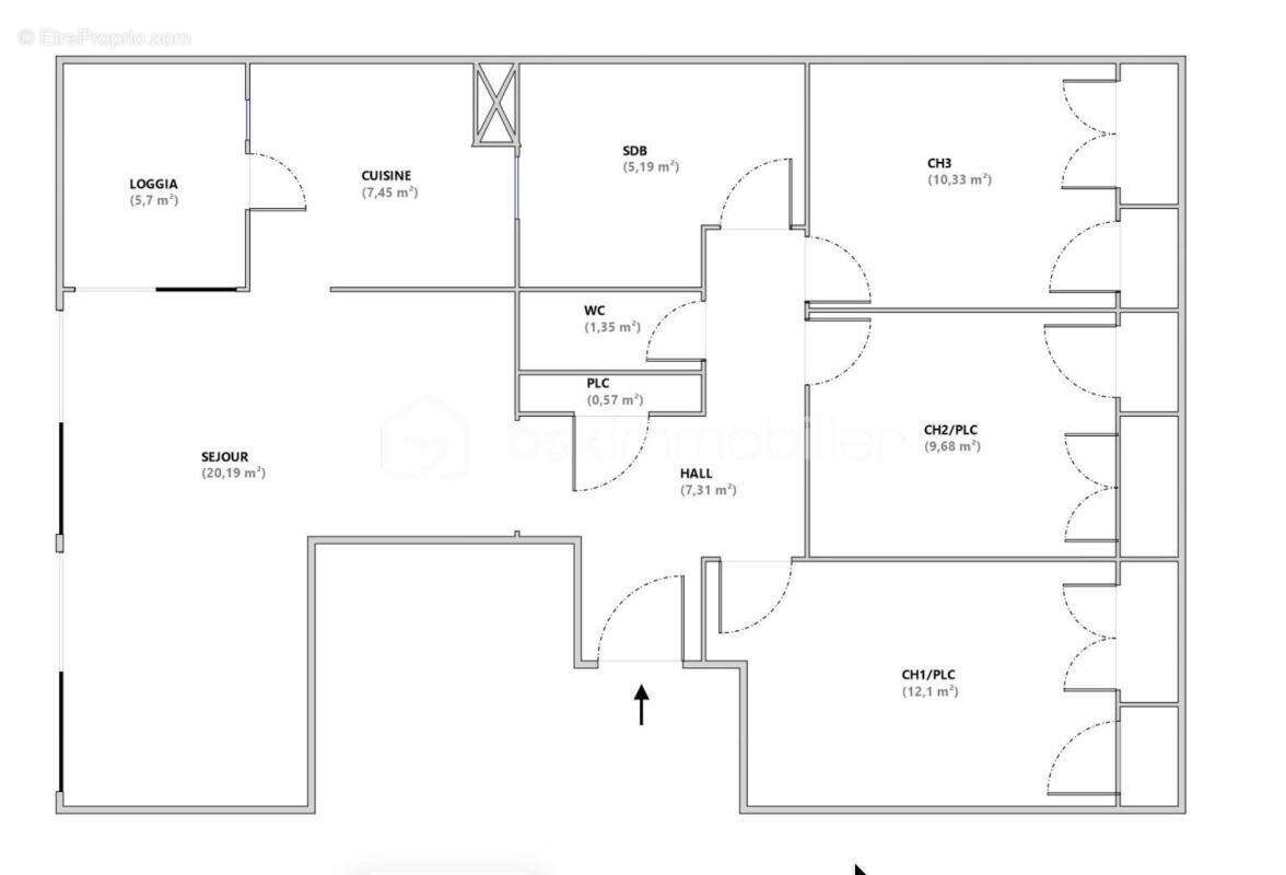Appartement à MARSEILLE-15E