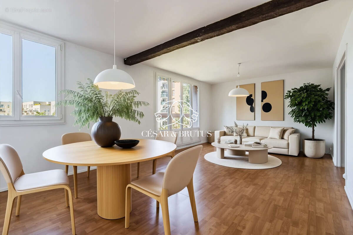 Aménagement virtuel - Appartement à VILLEFRANCHE-SUR-SAONE