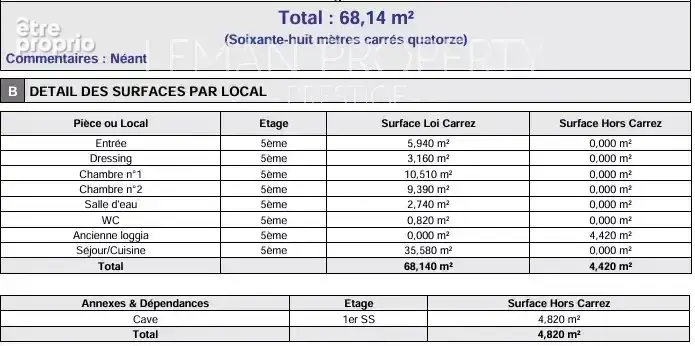 Dernier etage appartement t3/4 de 68 m2 garage cave - photo 16