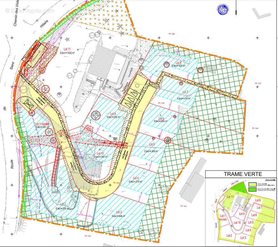 Terrain à LE TOUVET